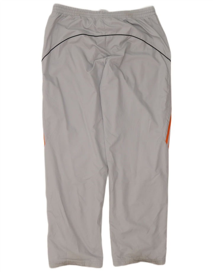 Adidas Mens Tracksuit Trousers XL Grey Colourblock Polyester