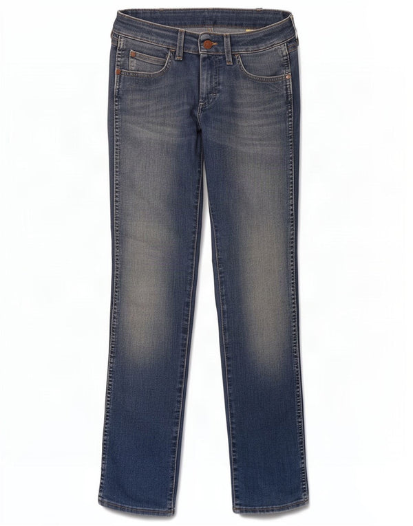 Wrangler Womens Lia Slim Jeans W26 L32 Blue Cotton