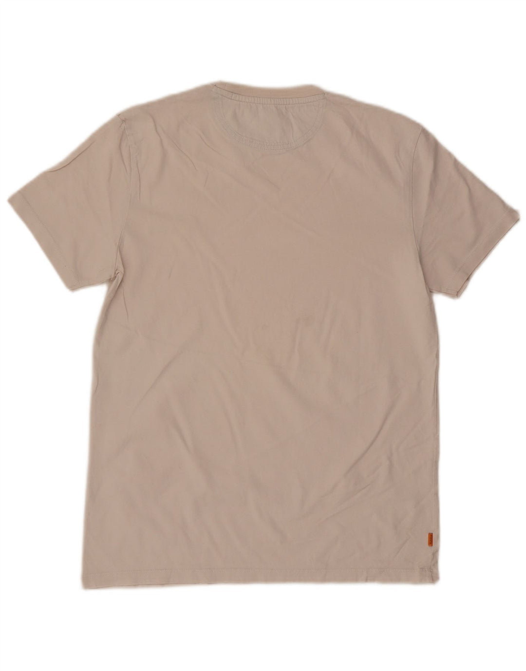 Timberland Mens Slim Fit T-Shirt Top Medium Off White