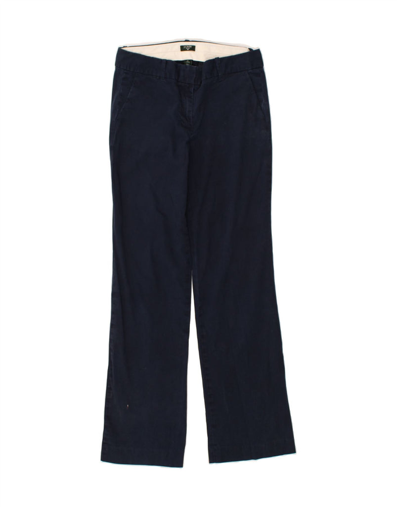 J. CREW Womens City Fit Chino Trousers US 4 Small W31 L31  Navy Blue | Vintage J. Crew | Thrift | Second-Hand J. Crew | Used Clothing | Messina Hembry 