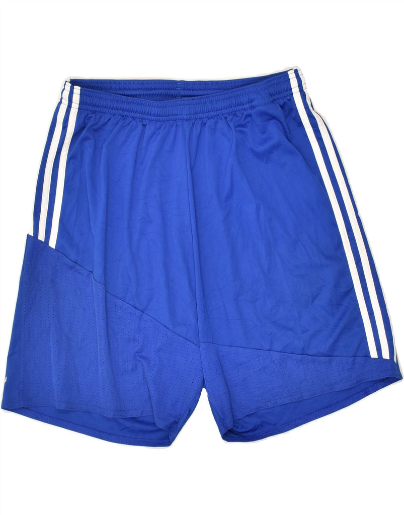 ADIDAS Mens Climacool Sport Shorts Medium Blue Polyester | Vintage Adidas | Thrift | Second-Hand Adidas | Used Clothing | Messina Hembry 