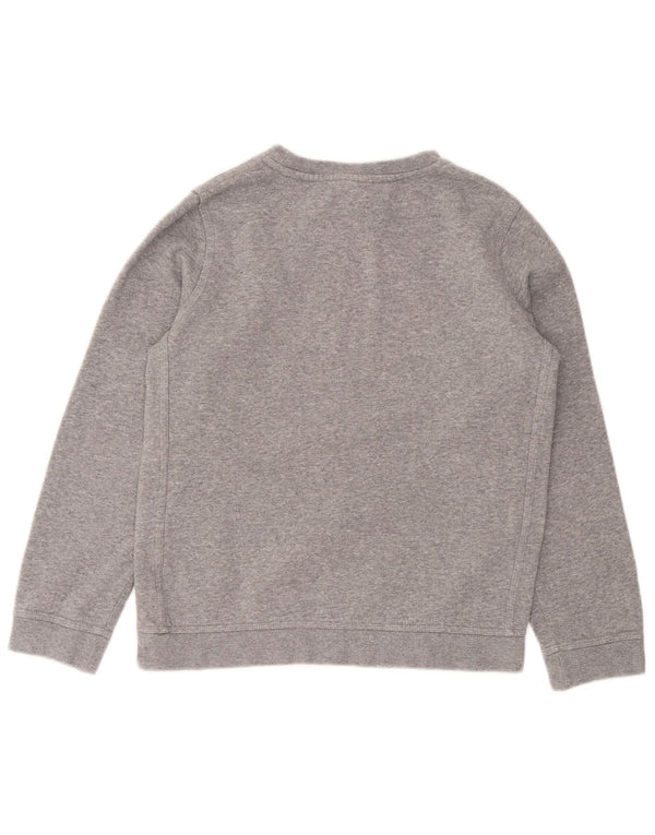 Nike Boys Graphic Sweatshirt Jumper 12-13 Years Large Grey Cotton