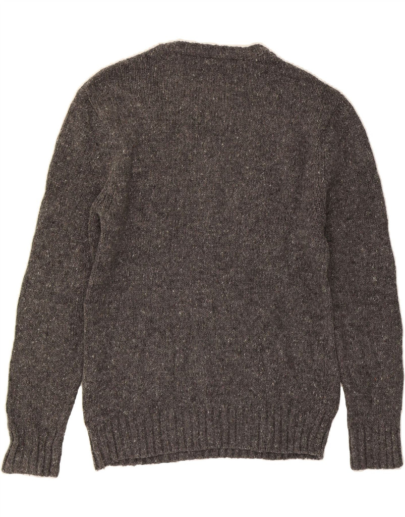 QUIKSILVER Womens Crew Neck Jumper Sweater UK 16 Large Grey Flecked Vintage Quiksilver and Second-Hand Quiksilver from Messina Hembry 