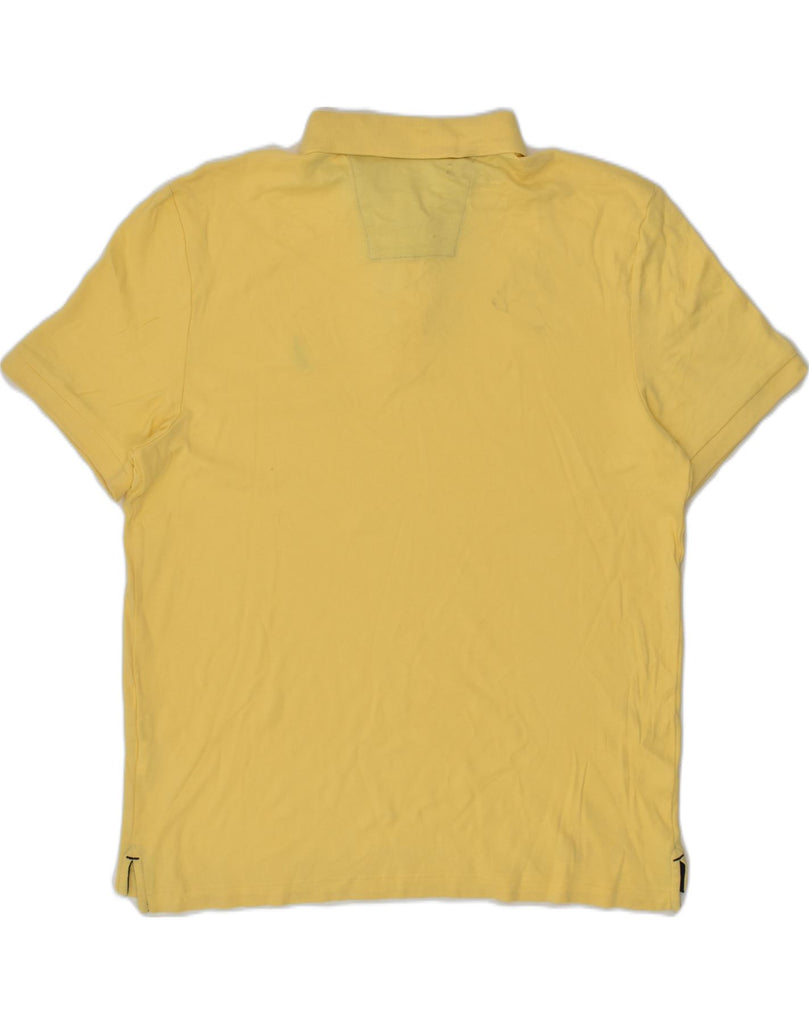 NAUTICA Mens Polo Shirt XL Yellow Cotton | Vintage Nautica | Thrift | Second-Hand Nautica | Used Clothing | Messina Hembry 