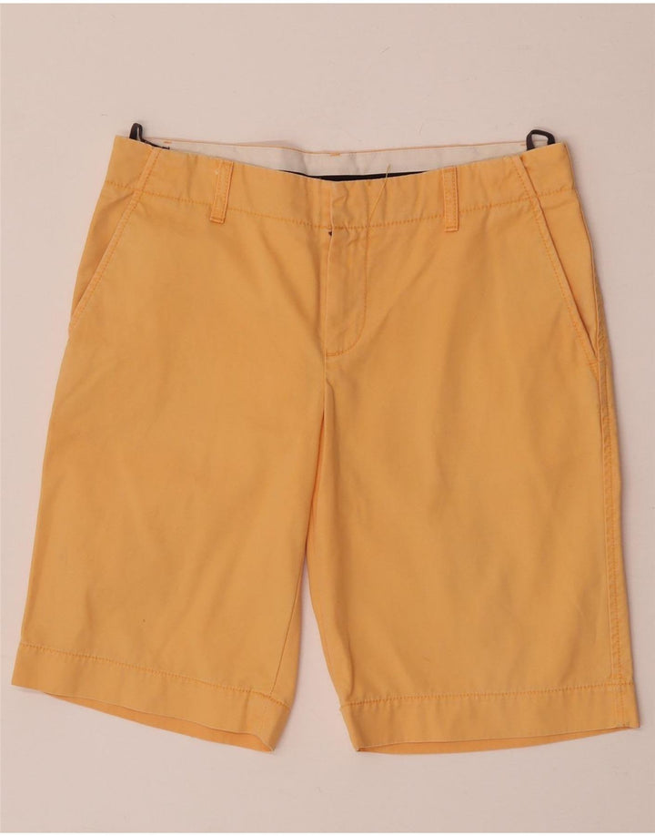 Gap Womens Chino Shorts US 8 Medium W32 Yellow Cotton