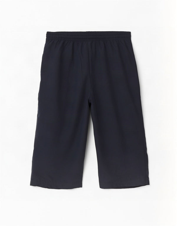 Adidas Womens Bermuda Sport Shorts UK 12 Medium Navy Blue Polyester