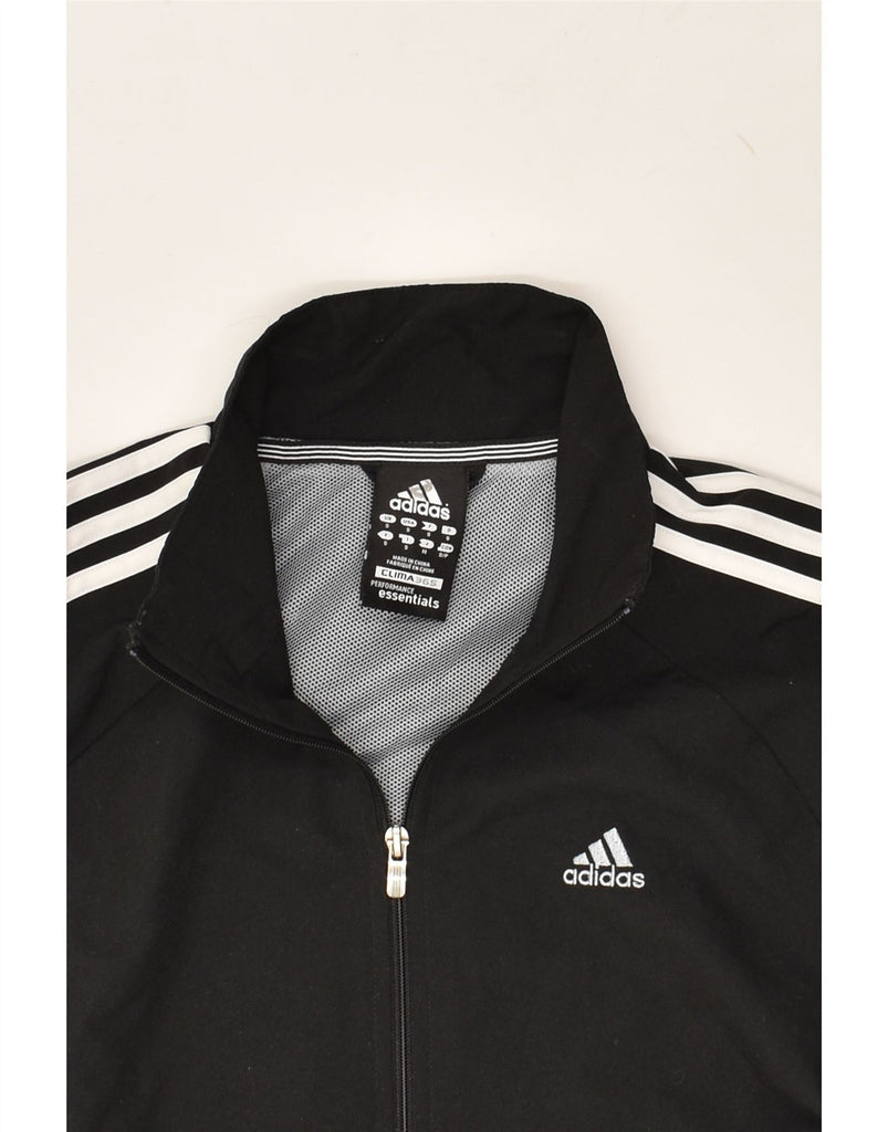 ADIDAS Mens Clima 365 Tracksuit Top Jacket Small Black Polyester | Vintage Adidas | Thrift | Second-Hand Adidas | Used Clothing | Messina Hembry 