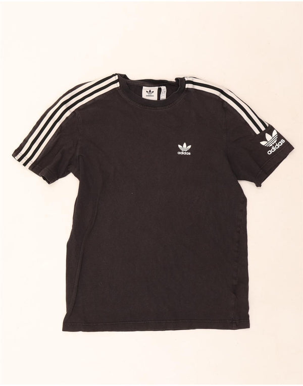 Adidas Mens Graphic T-Shirt Top Small Black Cotton