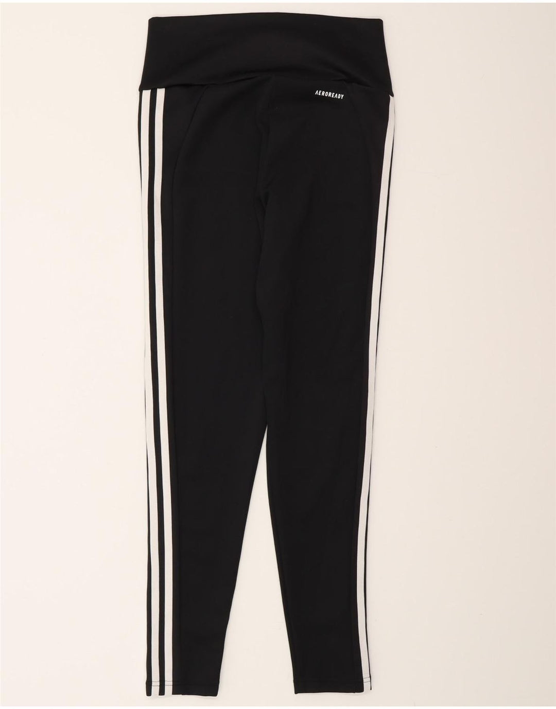 Adidas Womens Aeroready Leggings UK 8/10 Small  Black Polyester