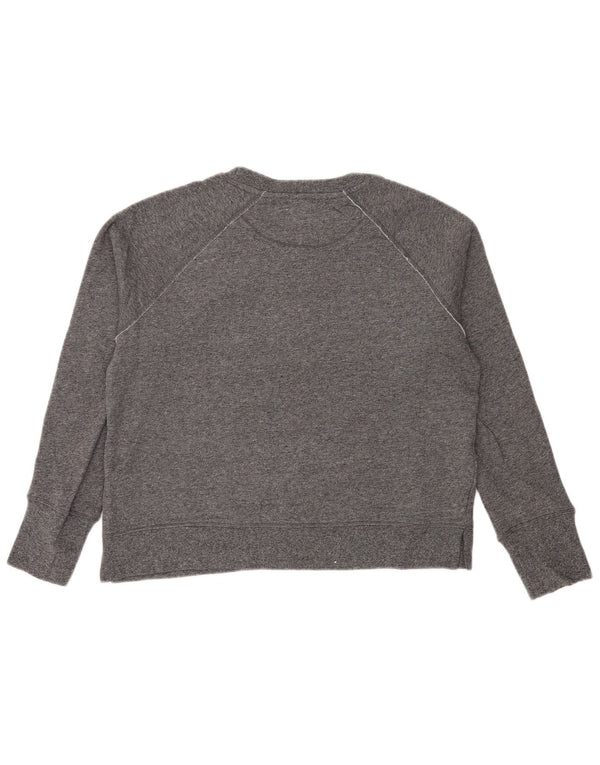 CALVIN KLEIN Womens Performance Sweatshirt Jumper UK 14 Medium Grey