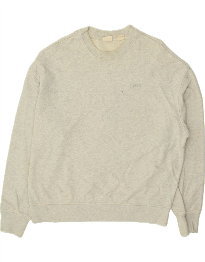 LEVI'S Mens Sweatshirt Jumper XS Grey Cotton Vintage Levi's and Second-Hand Levi's from Messina Hembry 