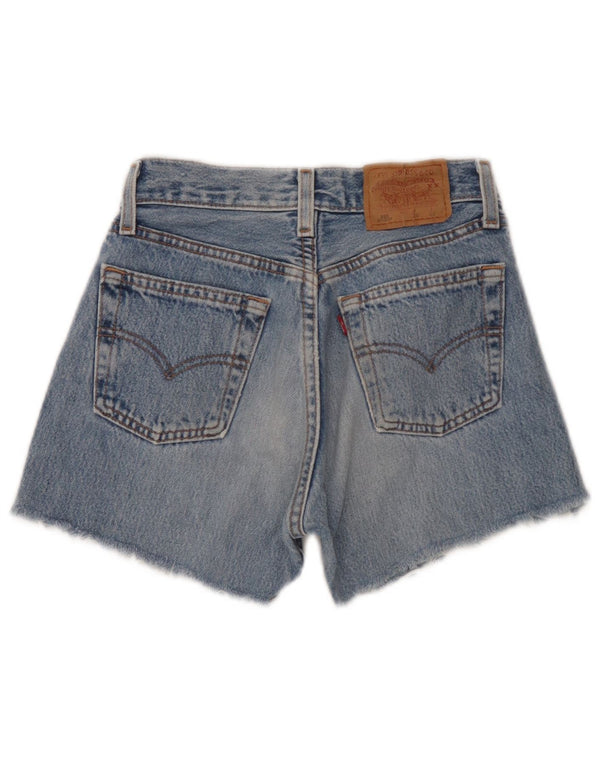 Levi's Womens 501 Denim Shorts W26 Small Blue