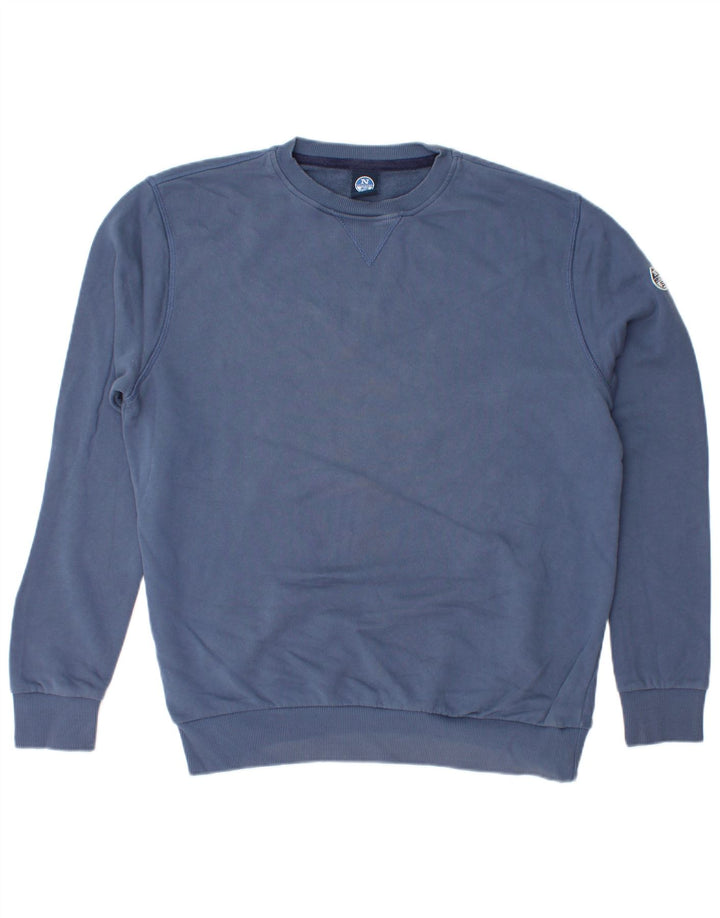 North Sails Mens Sweatshirt Jumper Medium Blue