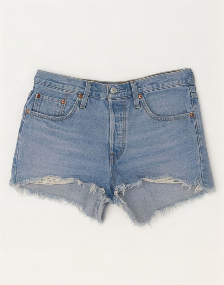 Levi's Womens 501 Denim Shorts W27 Small Blue Cotton