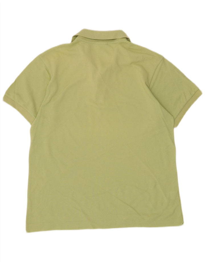 Lacoste Mens Polo Shirt Size 4 Medium Green Cotton