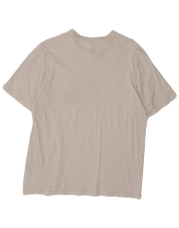 Adidas Mens Graphic T-Shirt Top Large Grey Cotton