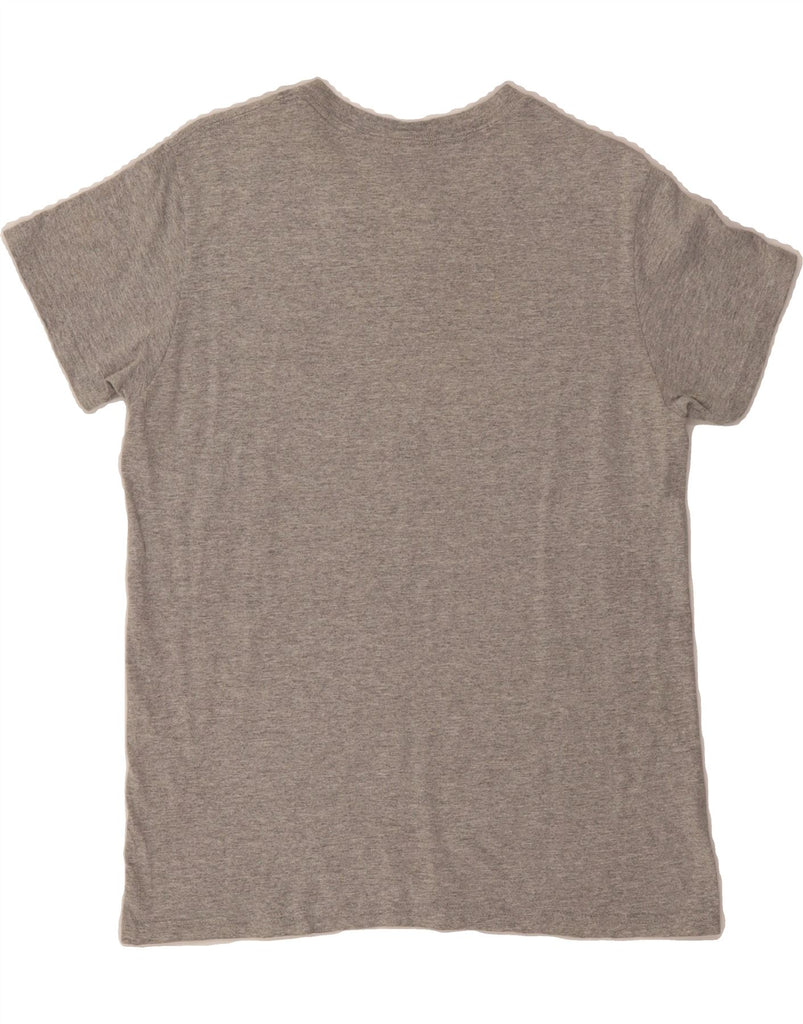 ADIDAS Womens T-Shirt Top UK 14 Medium Grey Cotton Vintage Adidas and Second-Hand Adidas from Messina Hembry 