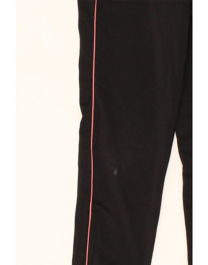 PUMA Girls Tracksuit Trousers 11-12 Years Black Polyester Vintage Puma and Second-Hand Puma from Messina Hembry 