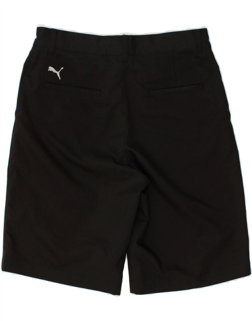 PUMA Boys Chino Shorts 13-14 Years W28 Black | Vintage Puma | Thrift | Second-Hand Puma | Used Clothing | Messina Hembry 