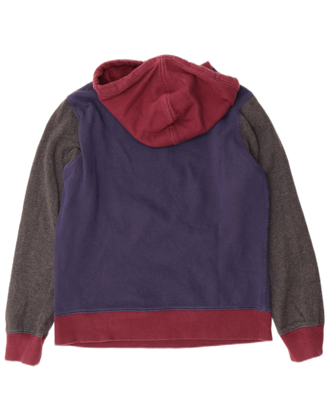 Converse Mens Graphic Hoodie Jumper Medium Multicoloured Colourblock Cotton