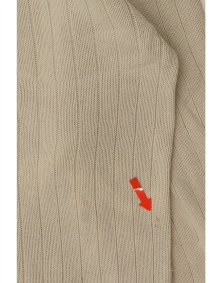 LEVI'S Mens Hooded Jumper Sweater Medium Beige Cotton