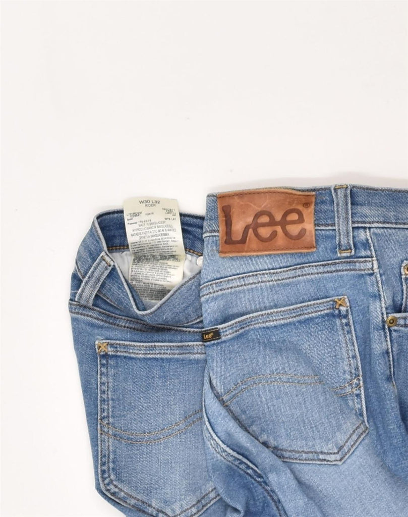 LEE Mens Rider Slim Jeans W30 L32  Blue | Vintage Lee | Thrift | Second-Hand Lee | Used Clothing | Messina Hembry 