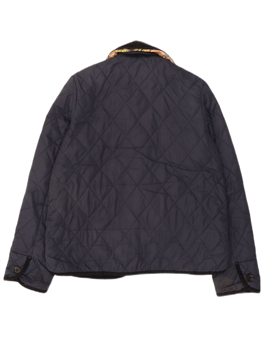 Barbour Womens Quilted Jacket UK 12 Medium  Navy Blue