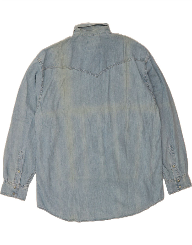 WRANGLER Mens Denim Shirt XL Blue Cotton Vintage Wrangler and Second-Hand Wrangler from Messina Hembry 