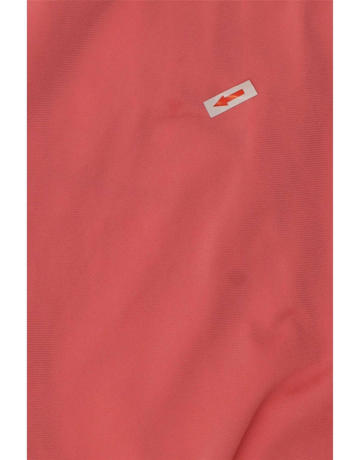 Adidas Girls Tracksuit Top Jacket 13-14 Years Pink Polyester