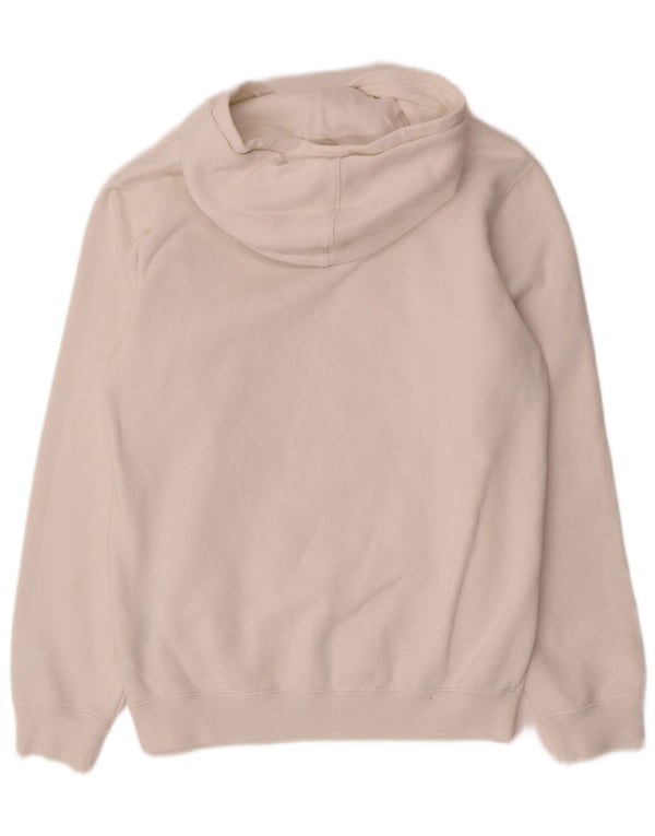 Champion Boys Graphic Hoodie Jumper 13-14 Years XL White Cotton