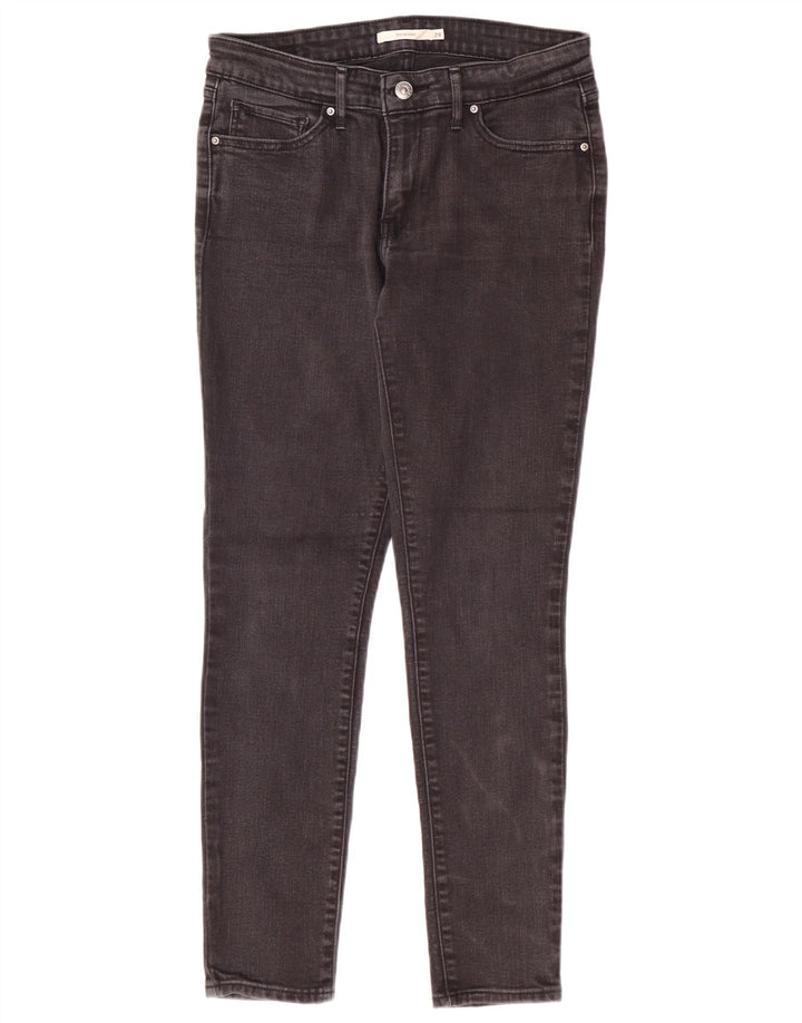 Levi's Womens 711 Skinny Jeans W29 L28 Grey Cotton