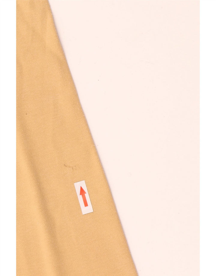 Lee Mens Graphic Top Long Sleeve XL Orange Colourblock Cotton