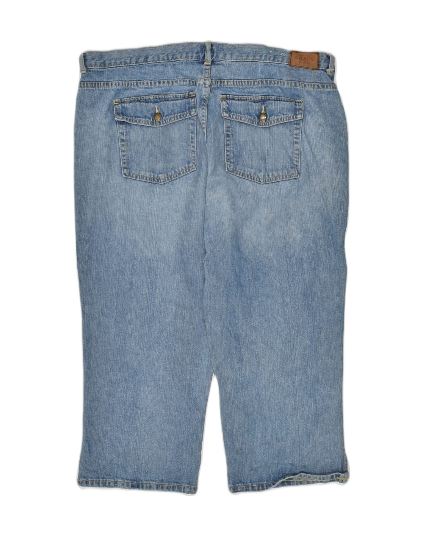 CHAPS Womens Capri Jeans US 16 2XL W38 L20 Blue Cotton, Vintage &  Second-Hand Clothing Online