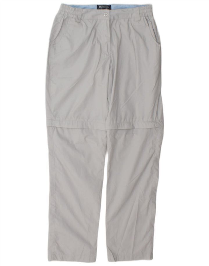 Mountain Warehouse Womens Chino Trousers UK 8 Small W27 L30 Grey Polyester