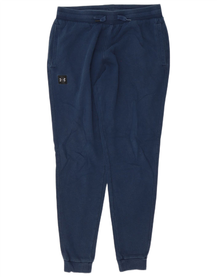 Under Armour Mens Tracksuit Trousers Joggers Large Navy Blue
