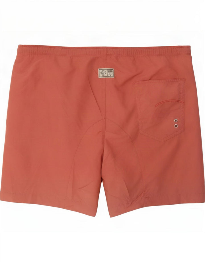 G-Star Mens Graphic Swimming Shorts Large Red Polyester