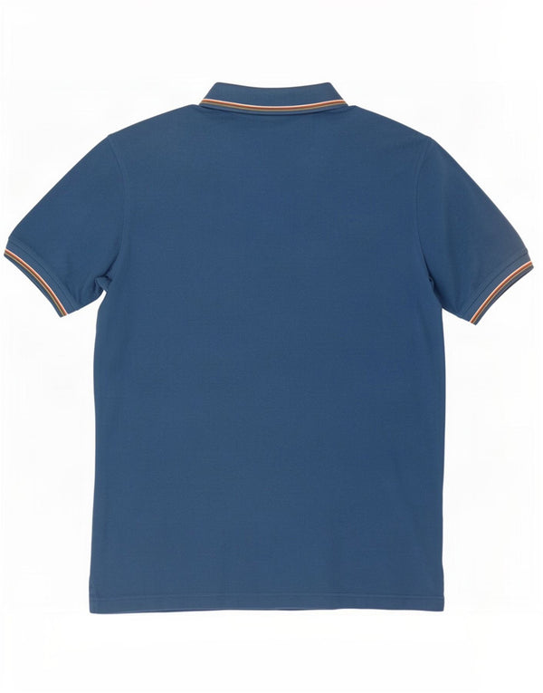 Navigare Mens Polo Shirt XL Blue Cotton
