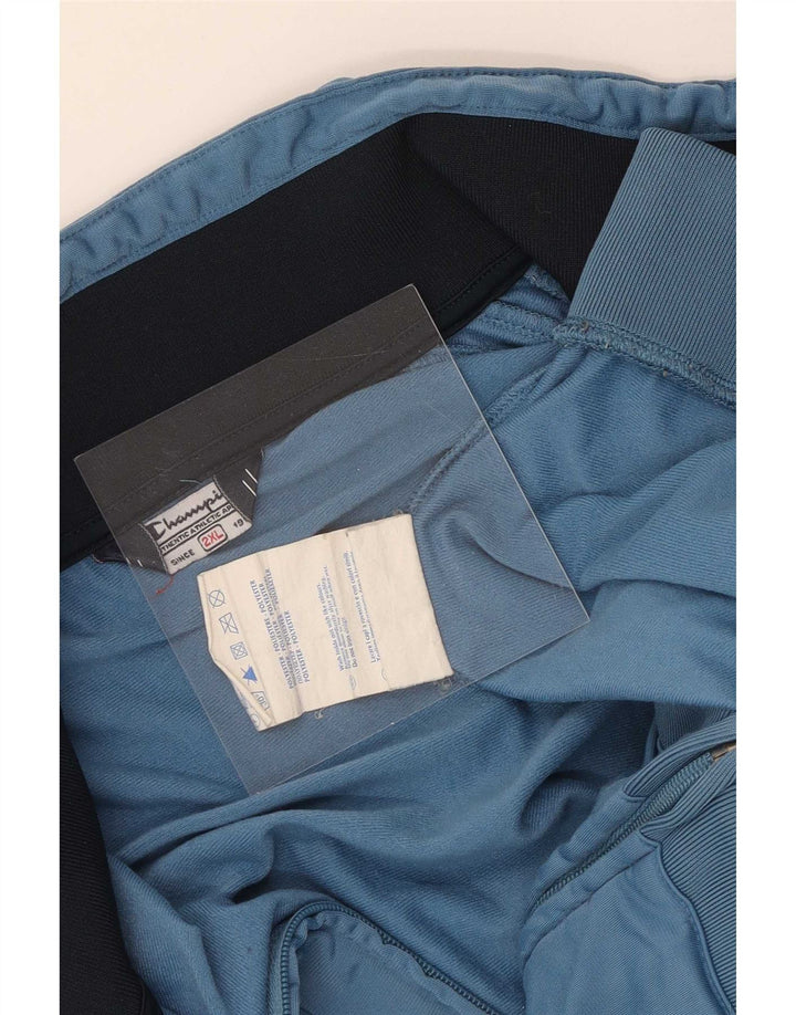 Champion Mens Tracksuit Top Jacket 2XL Blue Polyester