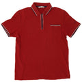 Trussardi Mens Polo Shirt 2XL Red Striped