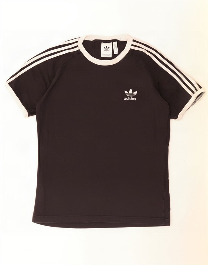 Adidas Mens T-Shirt Top Medium Black Cotton