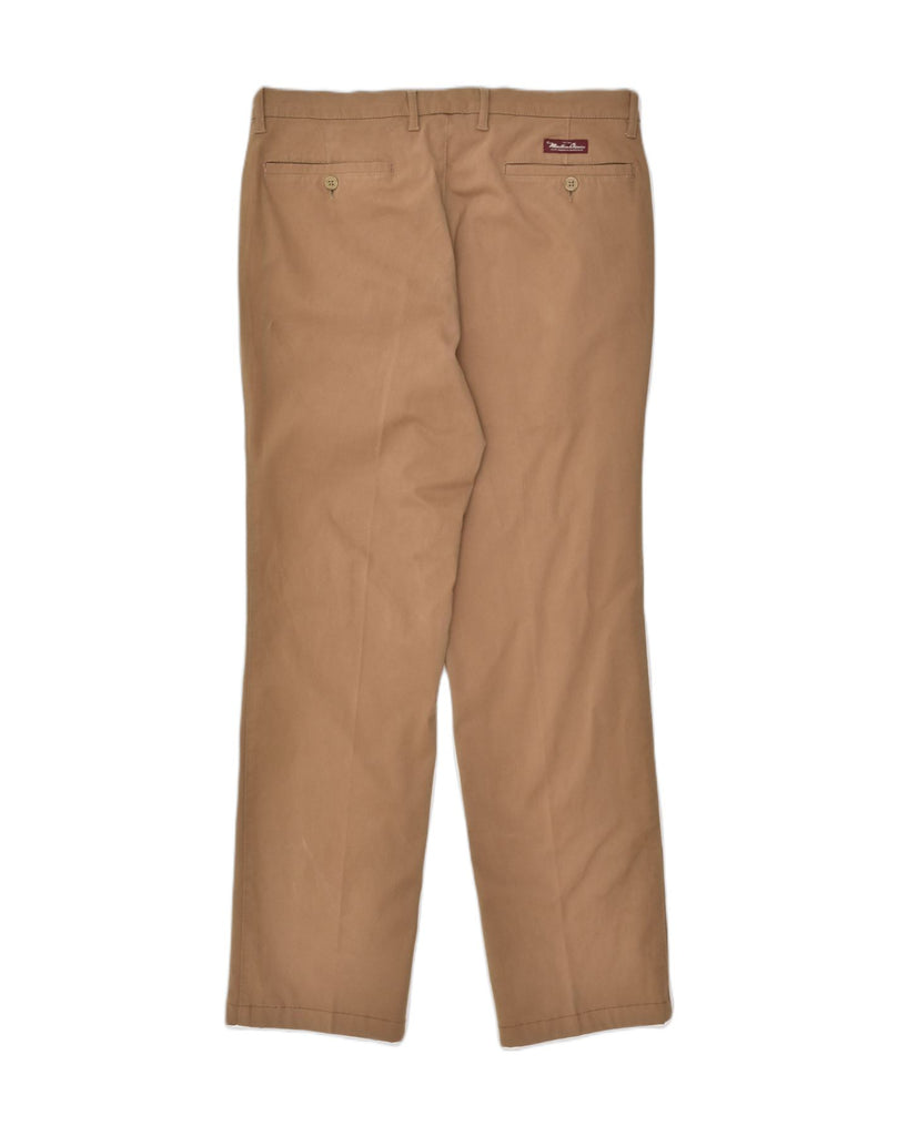 MARLBORO CLASSICS Mens Straight Casual Trousers EU 50 Large E34 L32 Brown | Vintage Marlboro Classics | Thrift | Second-Hand Marlboro Classics | Used Clothing | Messina Hembry 