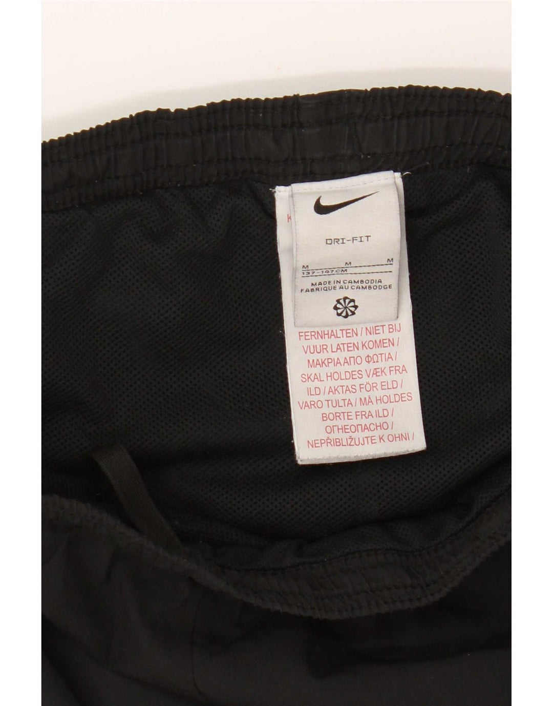 Nike Boys Dri Fit Tracksuit Trousers Joggers 10-11 Years Medium Black