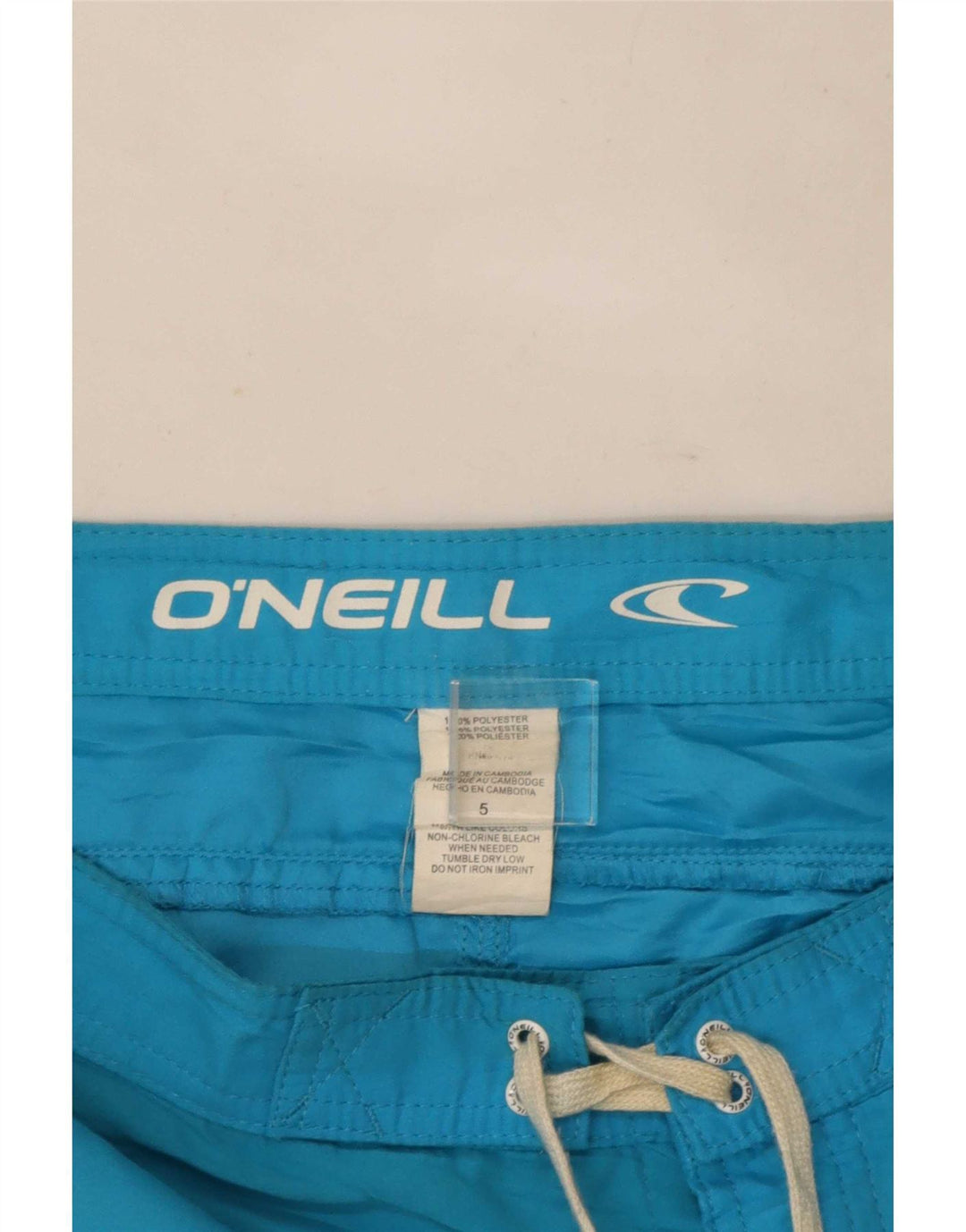 O'Neill Womens Graphic Swimming Shorts US 5 Small  Blue Polyester