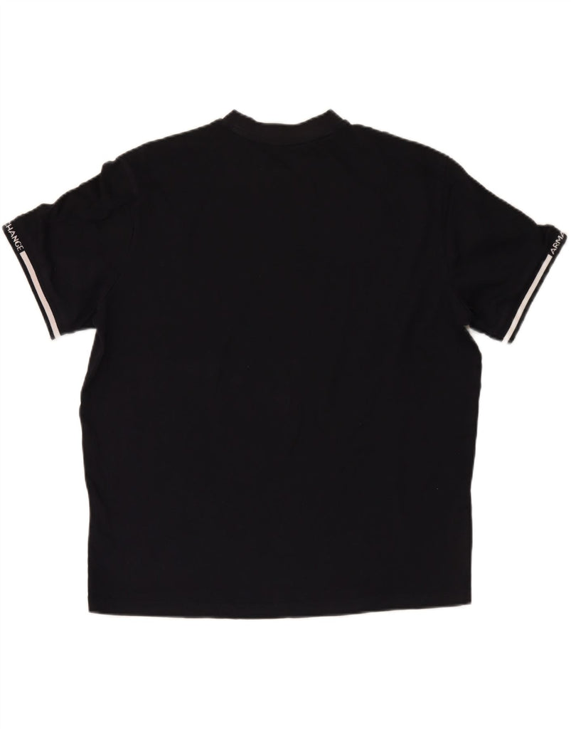 ARMANI EXCHANGE Mens T-Shirt Top Large Black Cotton Vintage Armani Exchange and Second-Hand Armani Exchange from Messina Hembry 