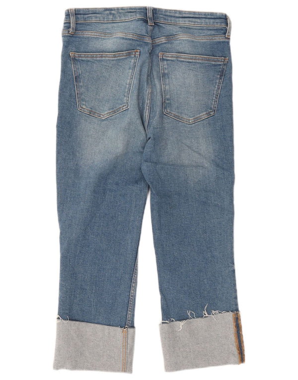 Zara Womens Capri Jeans EU 38 Small W28 L22 Blue