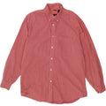 IZOD Mens Shirt Large Red Check Cotton Vintage Izod and Second-Hand Izod from Messina Hembry 
