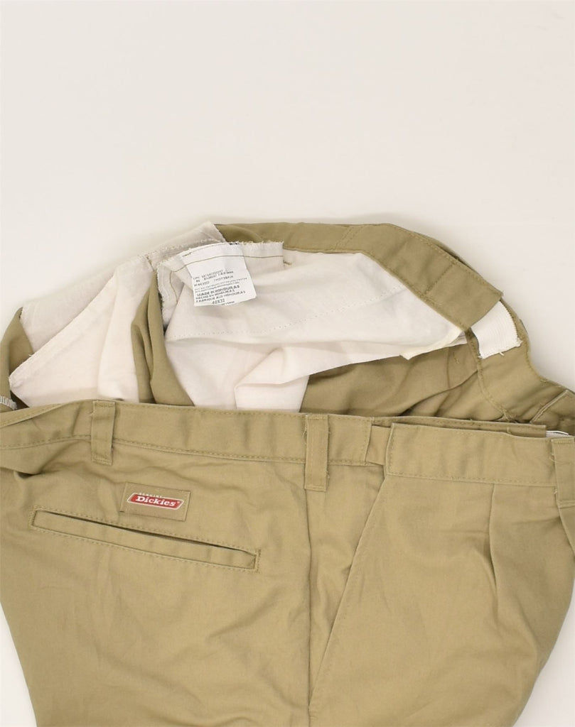 DICKIES Mens Pegged Casual Trousers W40 L32 Beige Cotton | Vintage Dickies | Thrift | Second-Hand Dickies | Used Clothing | Messina Hembry 