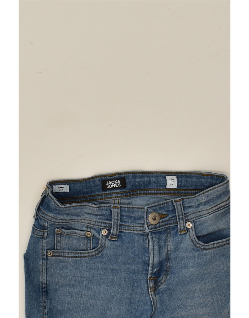 JACK & JONES Boys Liam Skinny Jeans 8-9 Years W24 L24 Blue Cotton | Vintage Jack & Jones | Thrift | Second-Hand Jack & Jones | Used Clothing | Messina Hembry 