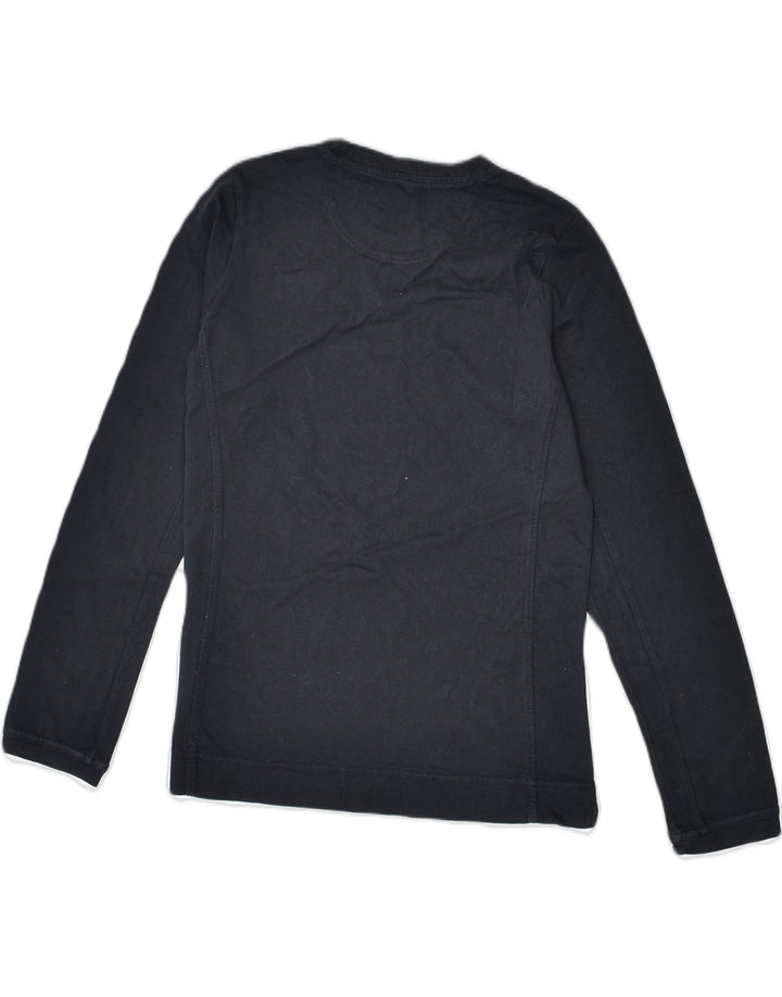 CHAMPION Mens Top Long Sleeve XS Navy Blue Cotton | Vintage | Thrift | Second-Hand | Used Clothing | Messina Hembry 