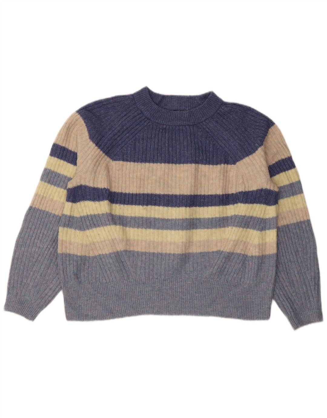 Marks & Spencer Womens Crew Neck Jumper Sweater UK 14 Medium Multicoloured